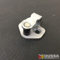 Door striker hatch catch