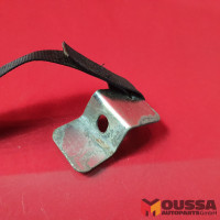 Battery support mount holding strap
