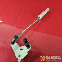 Push rod door latch