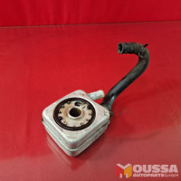 Oil cooler oil filter bracket