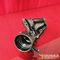 Oil filter housing console