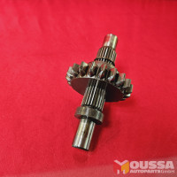 Reverse gear shaft spindle