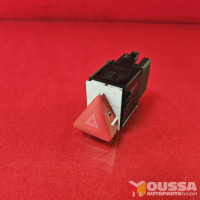 Warning triangle switch hazard button