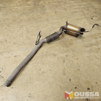 Exhaust pipe with catalyst