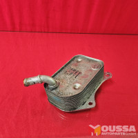 Oil cooler oil filter bracket