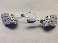 Steering wheel switch button