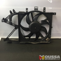 Radiator cooling fan and motor